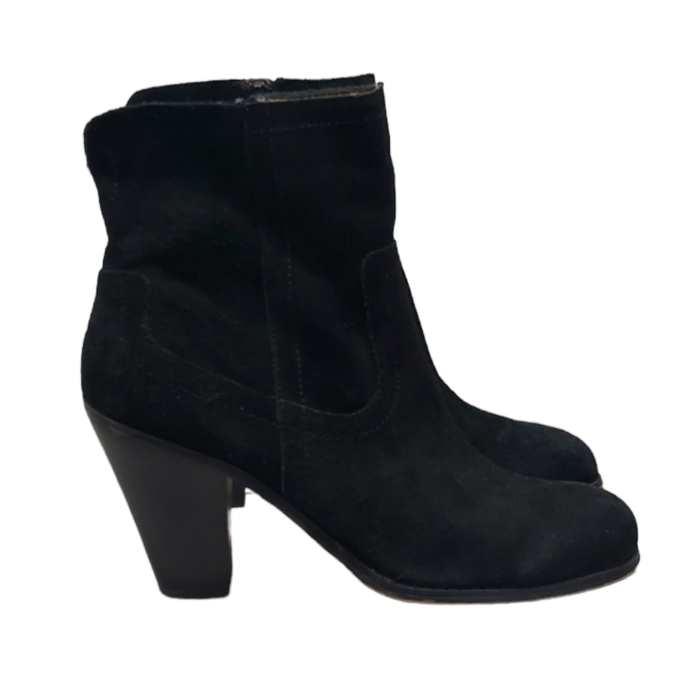 Corso Como Womens Suede Ankle Heels boots shoes sz 8M